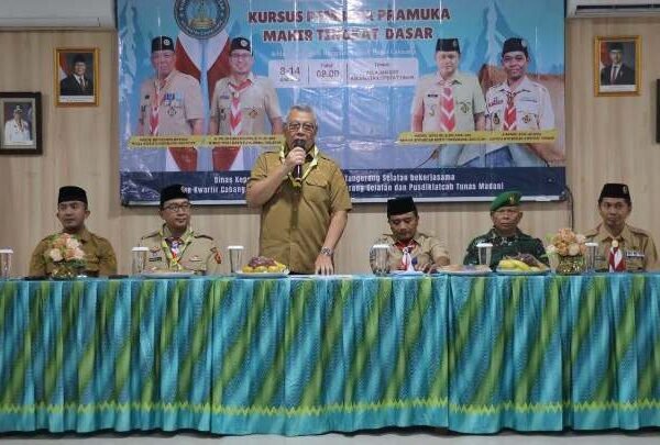 Buka KMD di Ciputat Timur, Benyamin Dorong Pembina Pramuka Ciptakan Metode yang Disukai Generasi Muda