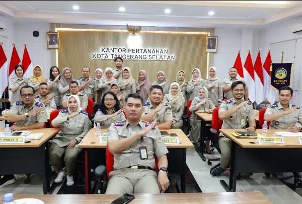 Menuju WBBM, Kantah Tangsel Gelar Desk Evaluasi Wawancara oleh TPI Kementerian ATR/BPN