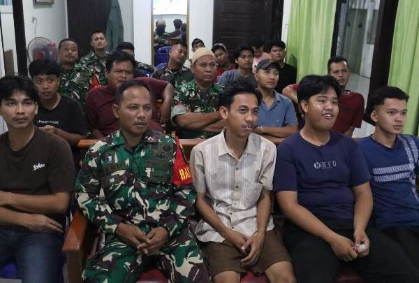 Kodim 0429/Lampung Timur Sukses Gelar Nobar "Bola Gembira" Piala Dunia 2026 antara Portugal VS Republik Demokratik Kongo