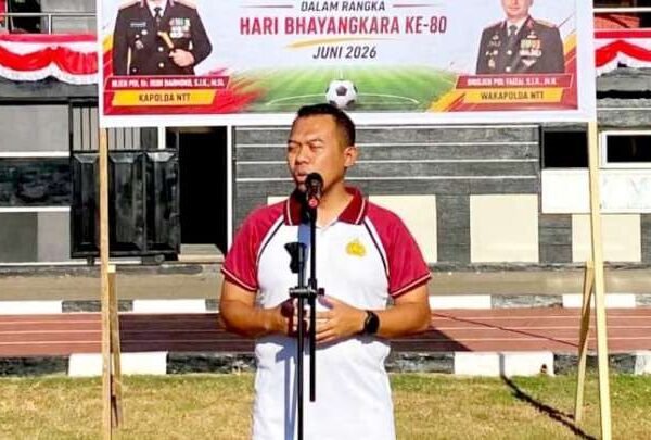 Pererat Soliditas, Ditkrimum Polda NTT Gelar Turnamen Mini Soccer