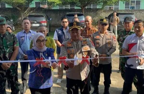 Sambut Hari Bhayangkara ke-80, Polres Way Kanan Resmikan Kampung Bebas Narkoba 