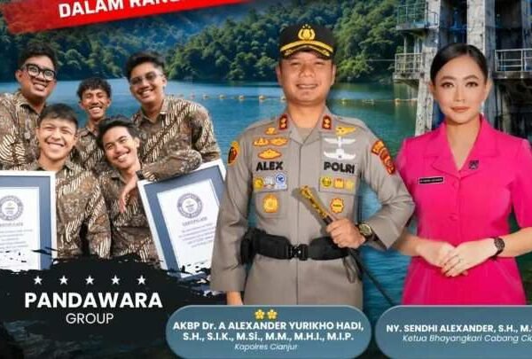 Gandeng Pandawara Group, Polres Cianjur Gelar Aksi Bersih Waduk Jangari