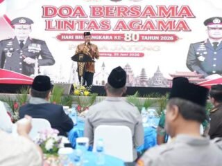 Doa Lintas Agama Warnai Hari Bhayangkara ke-80 di Polda Jateng