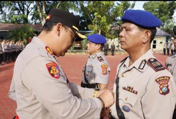 Kapolres Langkat Pimpin Sertijab Kasat Polairud dan Kasi Humas