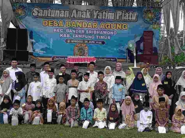 41 Anak Yatim di Bandar Agung Tahun ini Terima Santunan Rp 537 Juta Lebih