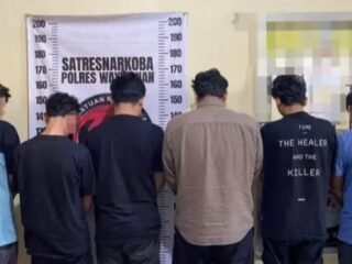 HANI 2026, Polres Way Kanan Bekuk 6 Tersangka Kasus Sabu dan Ekstasi