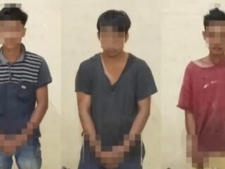Curi Getah Karet di PT BLS, Tiga Pria di Way Kanan di Amankan Polisi