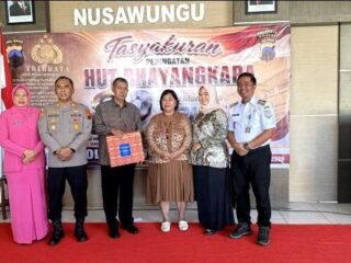 Tasyakuran HUT Bhayangkara ke-80, Polsek Nusawungu Perkuat Sinergi Jaga Kondusivitas Wilayah