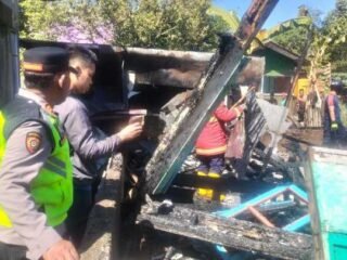 Rumah Warga di Bojongsari Terbakar, Diduga Akibat Konsleting Listrik