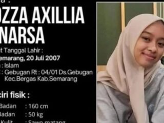 Polisi Intensif Cari Mozza Axillia, Siswi 18 Tahun yang Hilang Sejak 25 Juni di Semarang