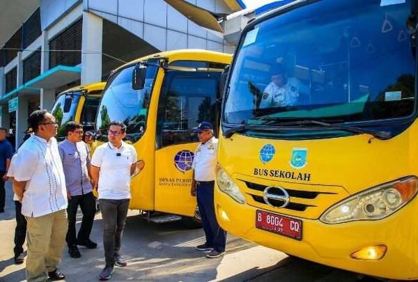 Jelang Hari Pertama Sekolah, Pilar Pastikan Bus Sekolah Gratis Tangsel Siap Beroperasi