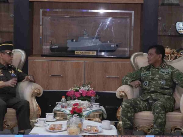 Panglima Koarmada III Terima Courtesy Call Direktur Eksekusi Jampidmil Kejaksaan Agung RI