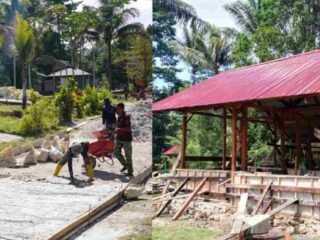9 Hari TMMD di Kampung Sesor, Pembangunan Pesat, Semangat Gotong Royong Menguat