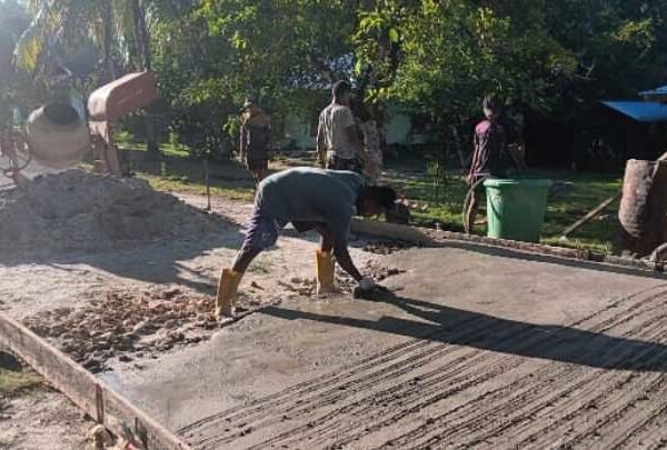 Pengecoran Jalan TMMD Ke-129 Kodim 1807/Sorsel Rampung 100%, Wujud Nyata Pengabdian TNI untuk Masyarakat