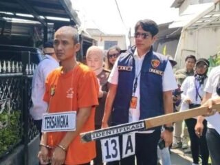 Lengkapi Berkas Perkara, Polsek Pamulang Gelar Reka Ulang Kasus Pembunuhan di Kedaung