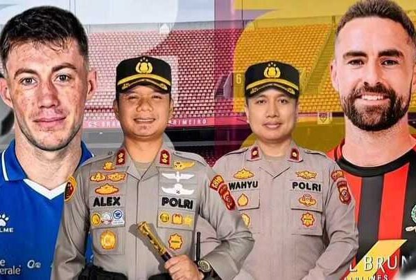 Perkuat Kebersamaan, Polres Cianjur Gelar Nobar Persib Bandung vs DPMM FC