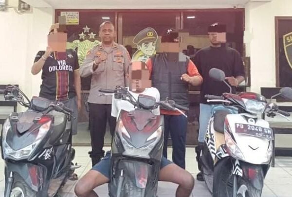 Ungkap 3 Kasus Curas, Team Elang Polsek Sorong Barat Tangkap Pelaku Begal