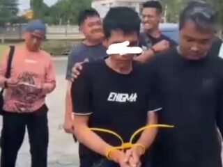Tekab 308 Presisi Polres Lampung Timur Amankan Pelaku Penembakan di Gunung Pelindung