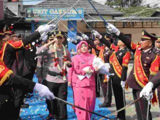 Welcome and Farewell Parade, AKBP Yuliansyah Resmi Jabat Kapolres Lampung Timur
