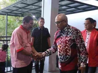 Kapolda Papua Barat Daya Hadiri Pelantikan Pengurus Ikatan Keluarga Besar Teon Nila Serua