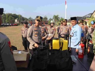 Hadapi Ancaman Karhutla, Polres Lampung Timur Siagakan Personel