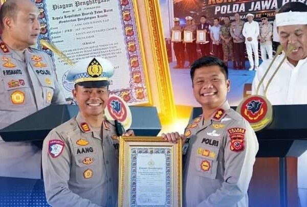 Komitmen Tertibkan Knalpot Tak Sesuai Spesifikasi, Polres Cianjur Terima Penghargaan Dari Kapolda Jabar