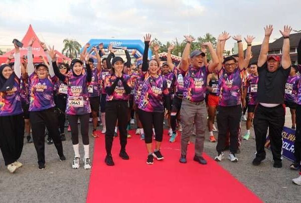 Polwan Run 2026 Polda Papua Barat Daya Meriah, Pererat Kebersamaan Polri dan Masyarakat