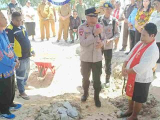 Peletakan Batu Pertama Pusat Pelatihan dan Pembinaan GKI di Tanah Papua Digelar di Tanjung Saoka