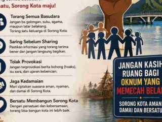 Polda Papua Barat Daya Ajak Warga Jaga Persatuan, Tolak Provokasi dan Hoaks di Kota Sorong