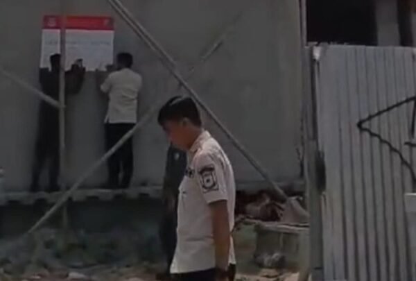 Tegakkan Perda, Satpol PP Kota Tangsel Segel Proyek RM Telaga Purnama Outbond di Setu