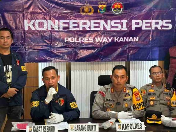 Terduga Pembunuh Security PT AKG Sungsang Akhirnya Serahkan Diri ke Polres Way Kanan, Begini Ceritanya