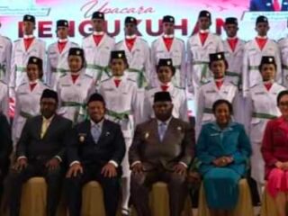 Kapolda Hadiri Pengukuhan Paskibraka Tingkat Provinsi Papua Barat Daya