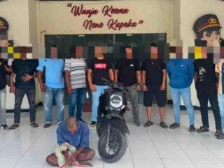 Tim Mangewang Polresta Sorong Amankan Pelaku Curanmor Berikut 1 Motor Hasil Curanmor