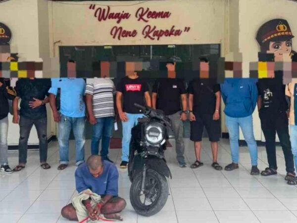 Tim Mangewang Polresta Sorong Amankan Pelaku Curanmor Berikut 1 Motor Hasil Curanmor