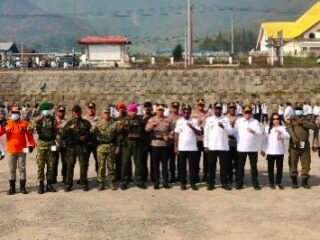 Bersama Forkopimda, Satgas Yonif 2 Marinir Siap Dukung Penanganan Bencana di Paniai