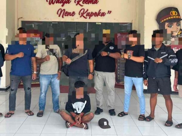 Polresta Sorong Kembali Ungkap Kasus Kekerasan, Kali ini Pelaku Berikut Sebilah Parang di Amankan