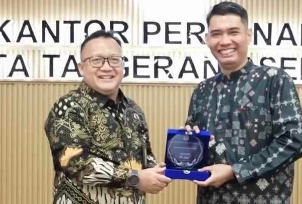 Kantah Tangsel Perkuat Integrasi Data Pertanahan dan Pajak, Terima Kunjungan Pesawaran