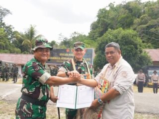 Danrem 181/PVY Rami Tutup TMMD ke-129 TA 2026 di Kampung Sesor
