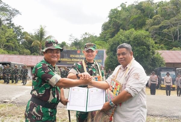 Danrem 181/PVY Rami Tutup TMMD ke-129 TA 2026 di Kampung Sesor