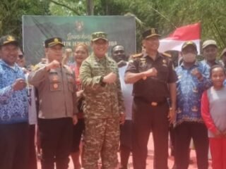 Presiden Prabowo Resmikan 3.395 Jembatan Garuda: Dandim 1802/Sorong Ajak Warga Menjaga dan Merawat