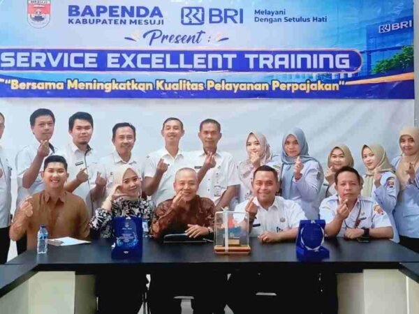 Tingkatkan Kualitas Pelayanan, BRI Tulang Bawang Gelar Service Excellent Training di Bapenda Mesuji