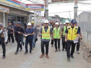 Tinjau Infrastruktur Pengendalian Banjir, Pilar Pastikan Pekerjaan Turap dan Pompa di Pondok Aren Rampung Tepat Waktu