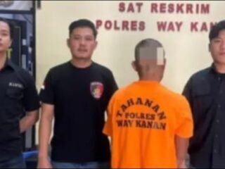 Tikam Korban 7 Kali Hingga Luka Berat, Pria 28 Tahun di Way Kanan Ditangkap