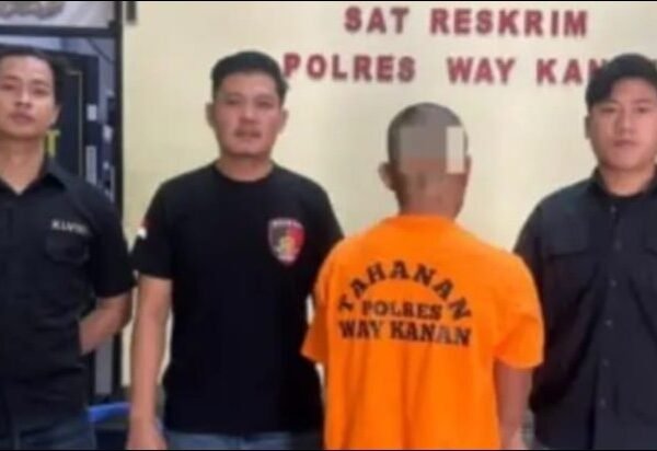 Tikam Korban 7 Kali Hingga Luka Berat, Pria 28 Tahun di Way Kanan Ditangkap