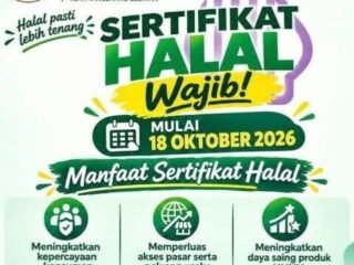 Jelang 18 Oktober 2026, Pemkot Tangsel Fasilitasi Sertifikasi Halal Gratis bagi UMKM