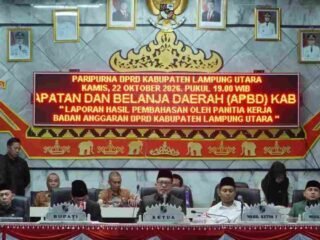 DPRD Sahkan APBD Kabupaten Lampung Utara Tahun Anggaran 2027