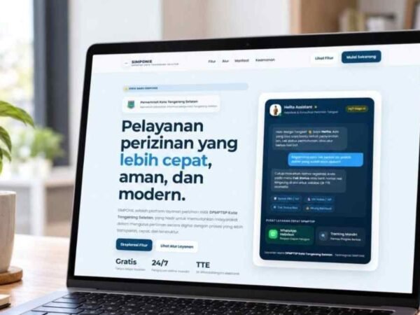 SIMPONIE V3 di Luncurkan, Perizinan Tangsel Kini Lebih Ramah Difabel dan Bisa Dipantau Real-Time