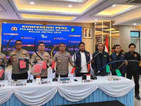 Dua Kelompok Saling Serang, Polres Tangsel Amankan 7 Tersangka dan 2 ABH